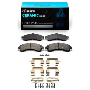 Buick Rainier Ceramic Brake Pads - Front - R1 Concepts - R1 Ceramic Pads and Hardware Kit - `02-`05